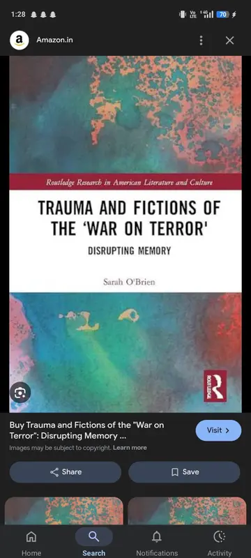 Cover of Trauma and Fictions of the “War on Terror” Disrupting Memory