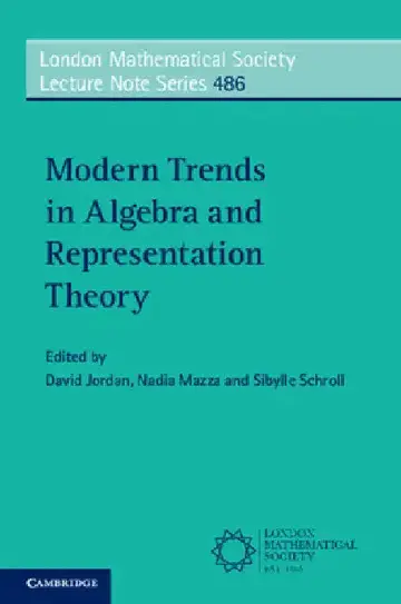 Cover of Modern Trends in Algebra and Representation Theory