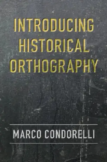 Cover of Introducing Historical Orthography