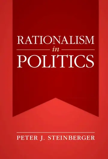 Cover of Rationalism in Politics