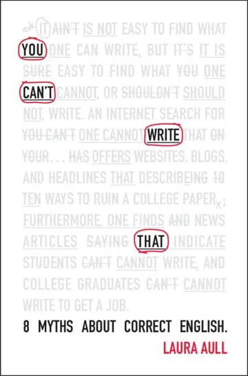 Cover of You Can't Write That