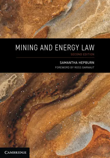 Cover of Mining and Energy Law