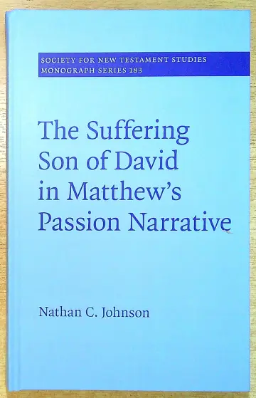 Cover of The Suffering Son of David in Matthew's Passion Narrative