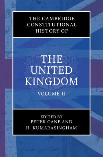 Cover of The Cambridge Constitutional History of the United Kingdom