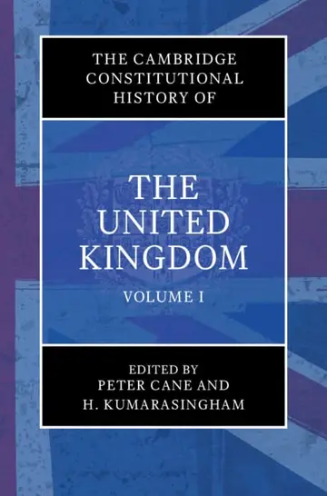 Cover of The Cambridge Constitutional History of the United Kingdom