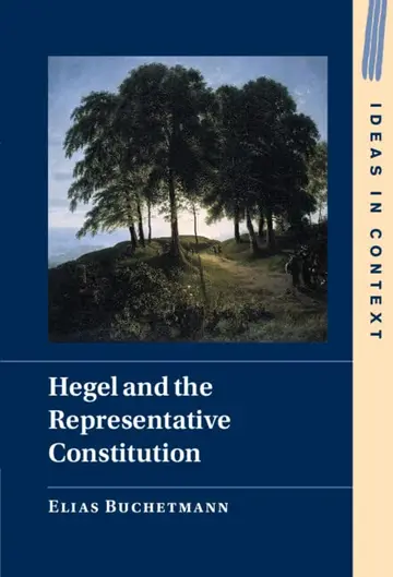 Cover of Hegel and the Representative Constitution