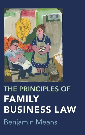 Cover of The Principles of Family Business Law