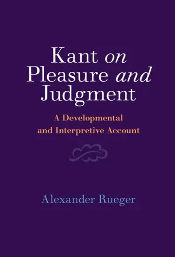 Cover of Kant on Pleasure and Judgment