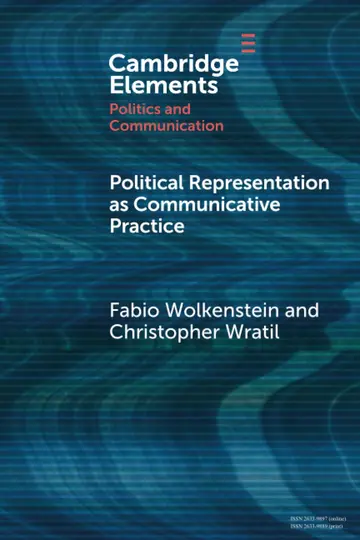 Cover of Political Representation as Communicative Practice