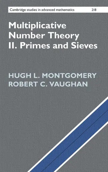 Cover of Multiplicative Number Theory II