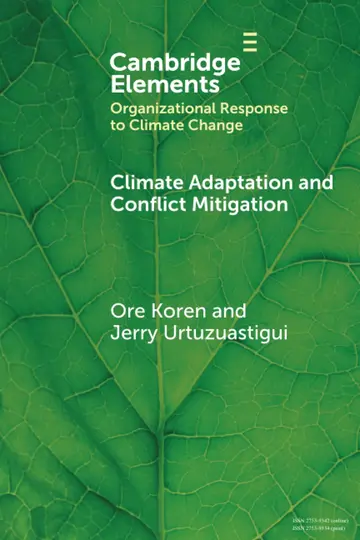 Cover of Climate Adaptation and Conflict Mitigation