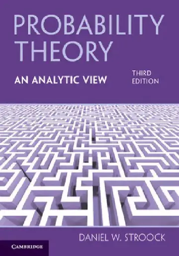 Cover of Probability Theory, An Analytic View