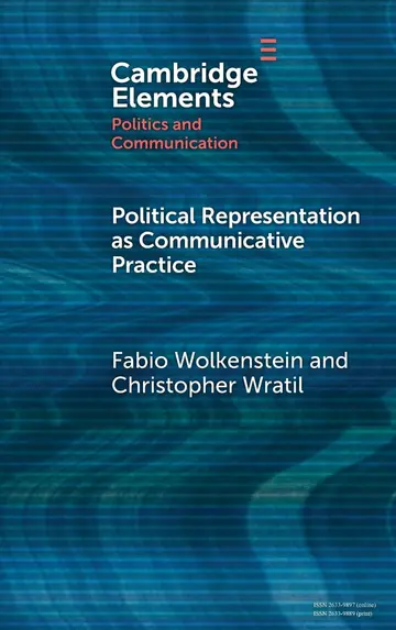 Cover of Political Representation as Communicative Practice