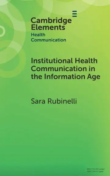 Cover of Institutional Health Communication in the Information Age