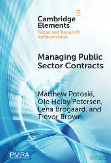 Cover of Managing Public Sector Contracts