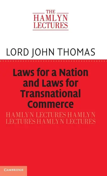 Cover of Laws for a Nation and Laws for Transnational Commerce