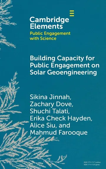 Cover of Building Capacity for Public Engagement on Solar Geoengineering