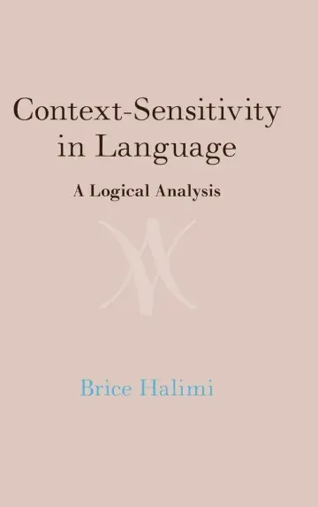 Cover of Context-Sensitivity in Language