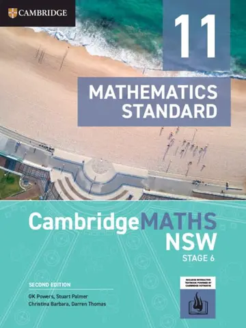 Cover of CambridgeMATHS NSW Stage 6 Mathematics Standard Year 11