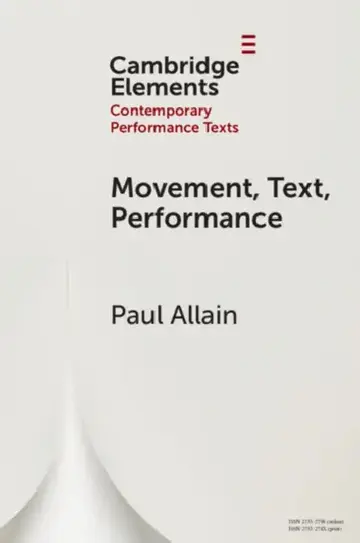 Cover of Movement, Text, Performance