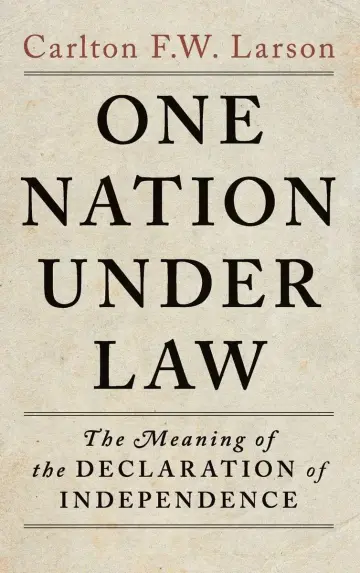 Cover of One Nation Under Law