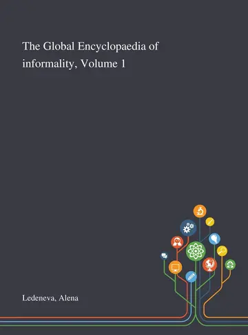 Cover of The Global Encyclopaedia of Informality, Volume 1