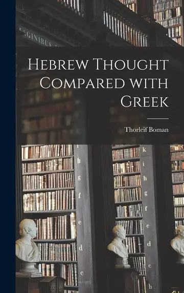 Cover of Hebrew Thought Compared with Greek