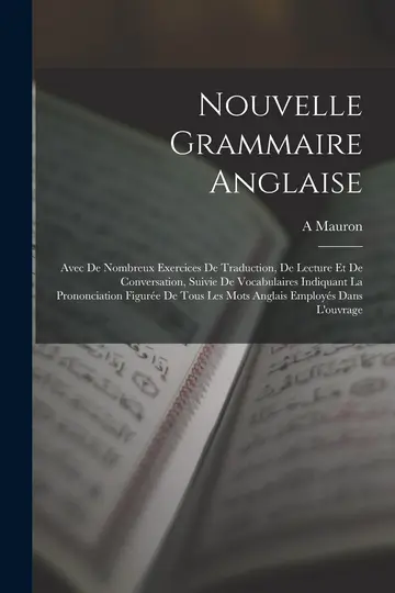 Cover of Nouvelle Grammaire Anglaise