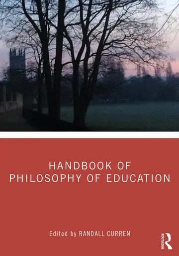 Cover of Handbook of Philosophy of Education