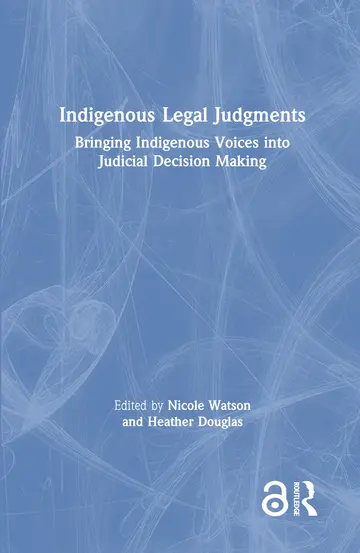 Cover of Indigenous Legal Judgments