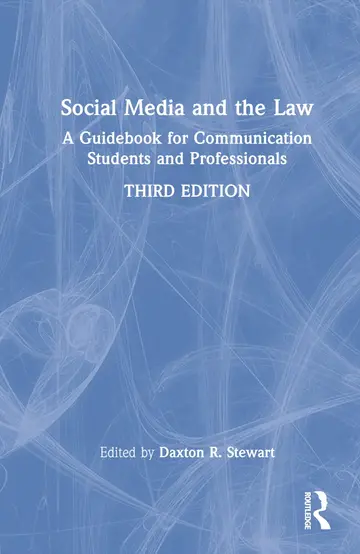 Cover of Social Media and the Law
