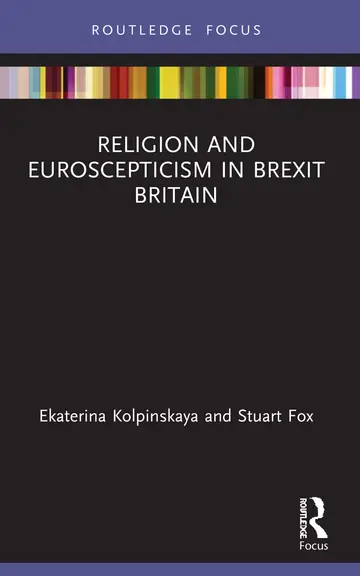 Cover of Religion and Euroscepticism in Brexit Britain