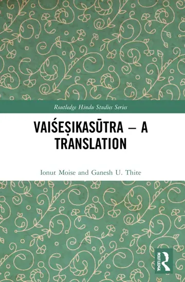 Cover of Vaiśeṣikasūtra – A Translation
