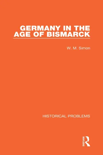 Cover of Germany in the Age of Bismarck