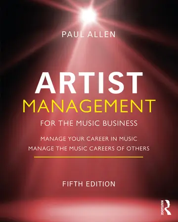 Cover of Artist Management for the Music Business