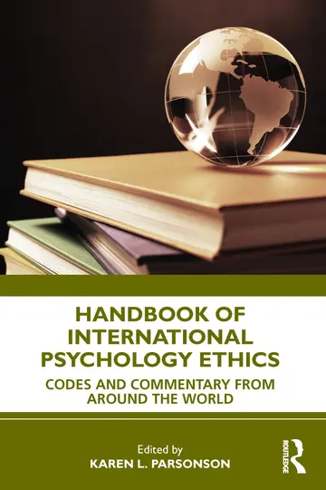 Cover of Handbook of International Psychology Ethics