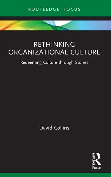 Cover of Rethinking Organizational Culture