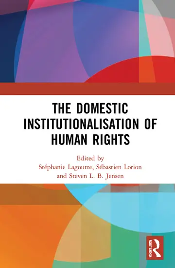 Cover of The Domestic Institutionalisation of Human Rights