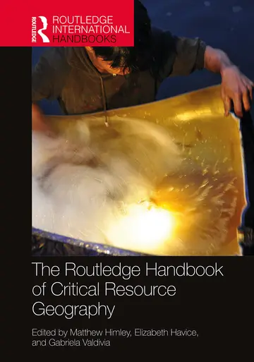 Cover of The Routledge Handbook of Critical Resource Geography