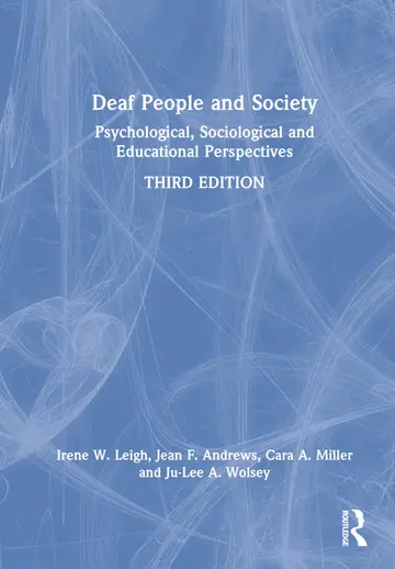 Cover of Deaf People and Society