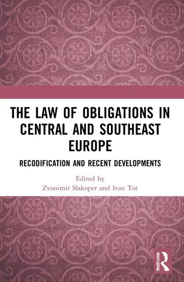Cover of The Law of Obligations in Central and Southeast Europe