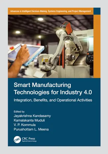 Cover of Smart Manufacturing Technologies for Industry 4.0