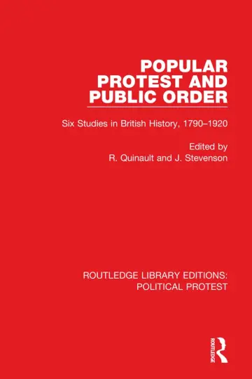 Cover of Popular Protest and Public Order