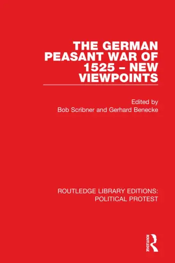 Cover of The German Peasant War of 1525 – New Viewpoints