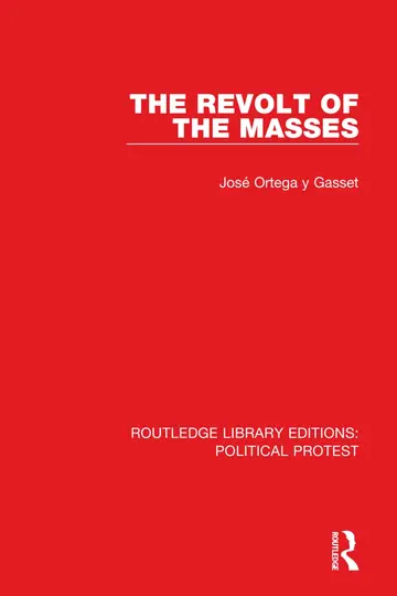 Cover of The Revolt of the Masses