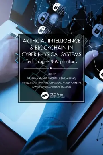 Cover of Artificial Intelligence & Blockchain in Cyber Physical Systems