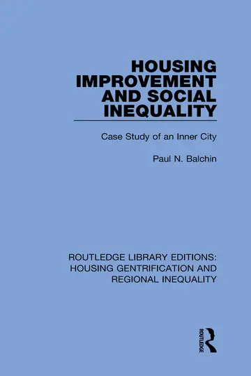 Cover of Housing Improvement and Social Inequality