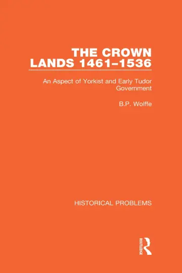 Cover of The Crown Lands 1461-1536
