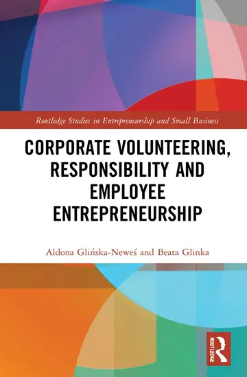 Cover of Corporate Volunteering, Responsibility and Employee Entrepreneurship