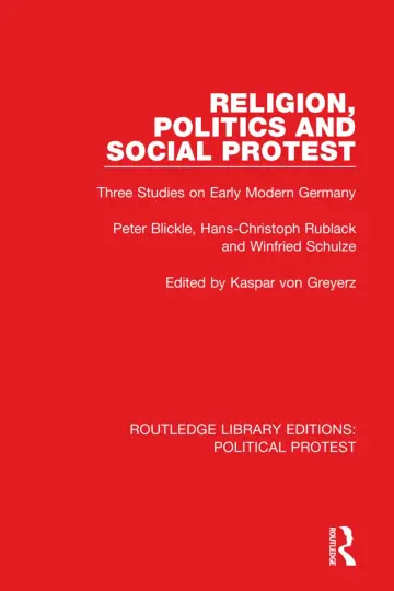 Cover of Religion, Politics and Social Protest